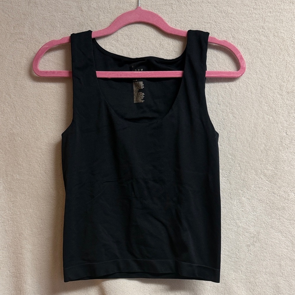 a new day Black Scoop Neck Tank Top